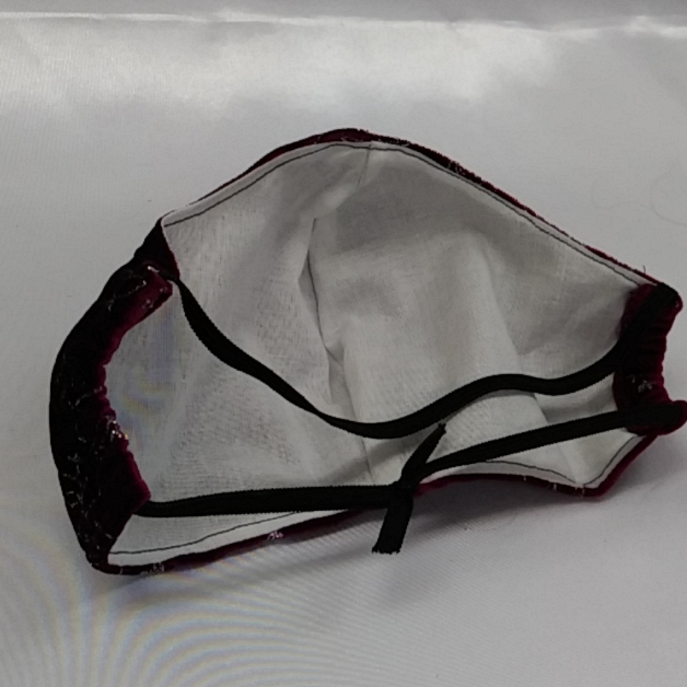 Facemask/Silver Roses - Picture 4 of 4